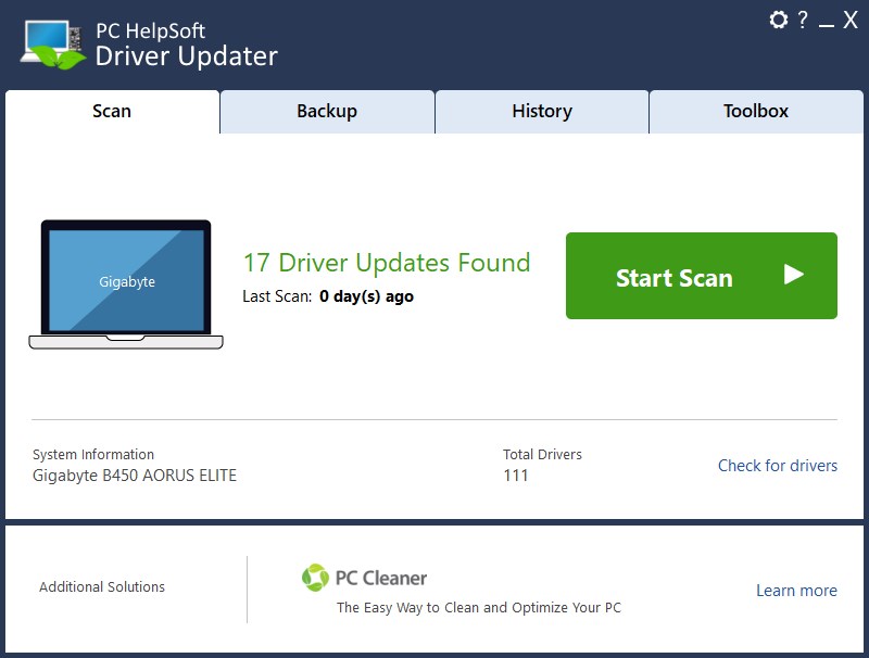 PC HelpSoft Driver Updater Pro 